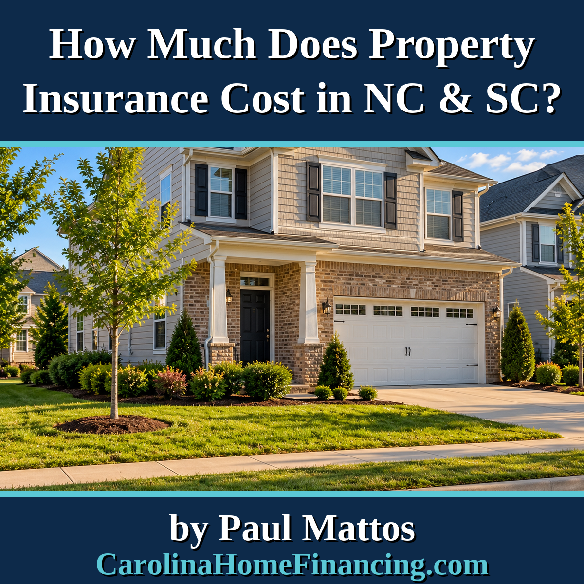 How Much Does Property Insurance Cost in NC &amp; SC?