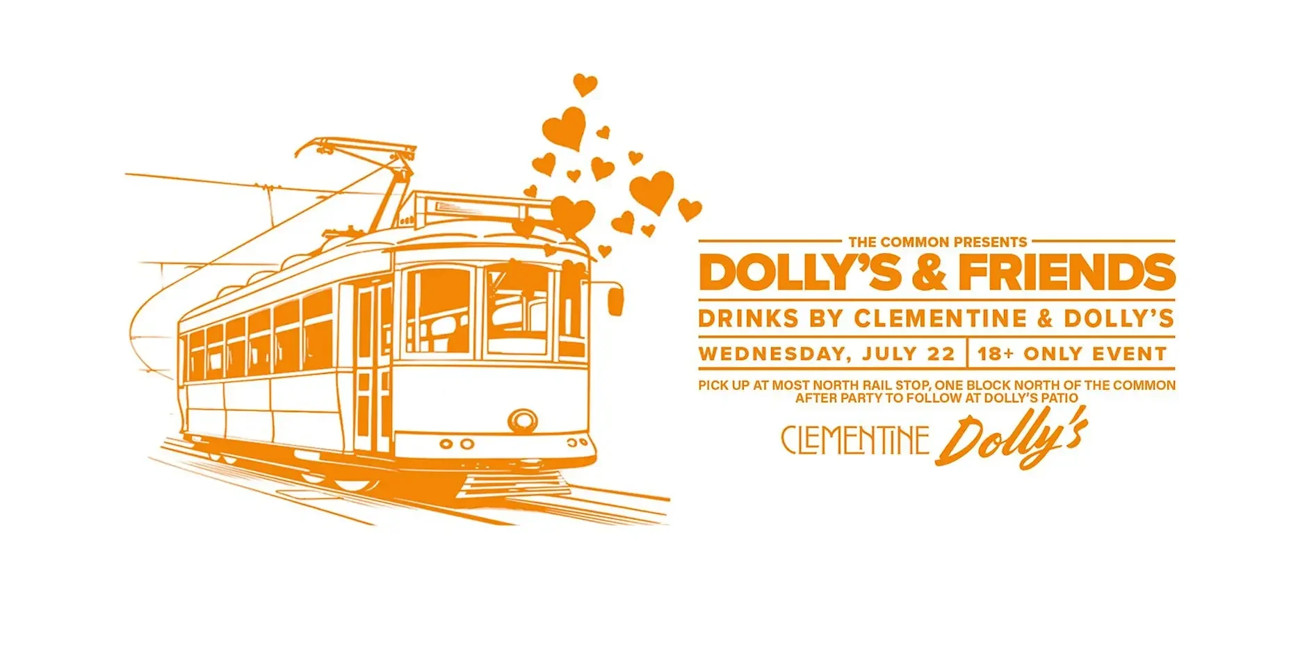 Dolly's X Clementine Cocktail Railcar