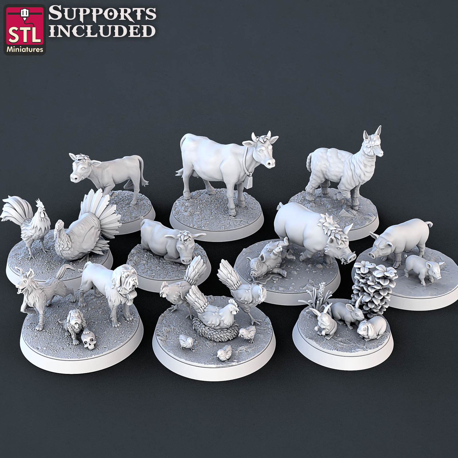 Farm Animals Set