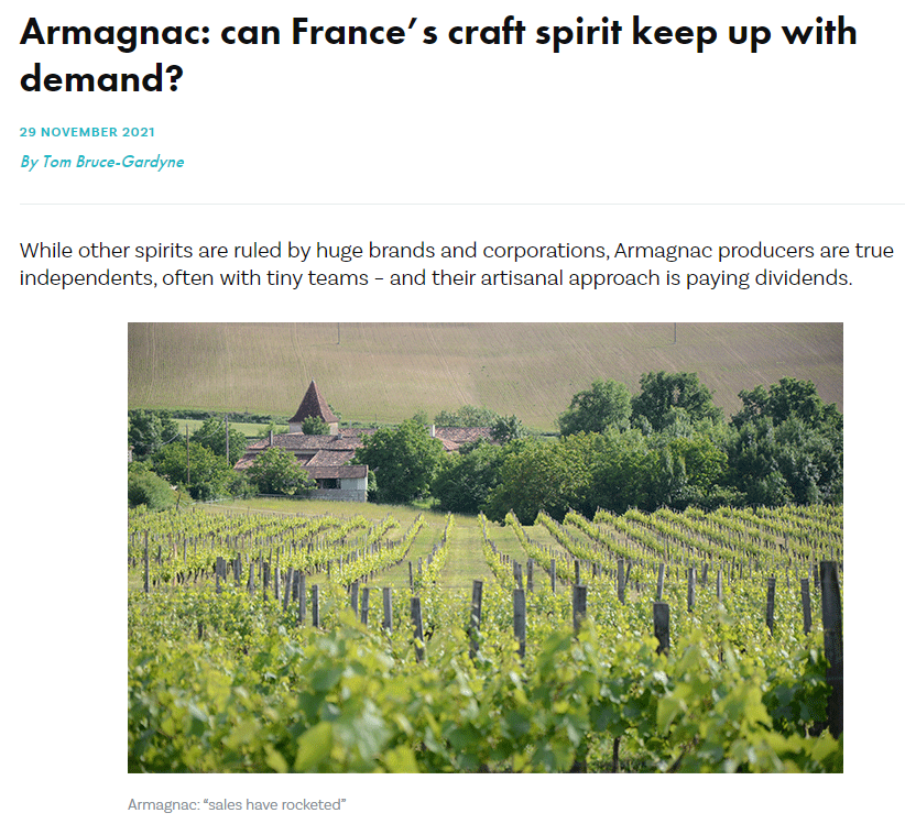 Vineyards with old buildings in the background