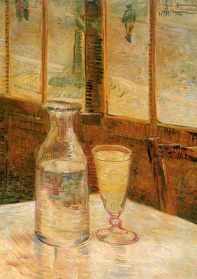 Still Life with Absinthe (1887) - Vincent Van Gogh (Copy)
