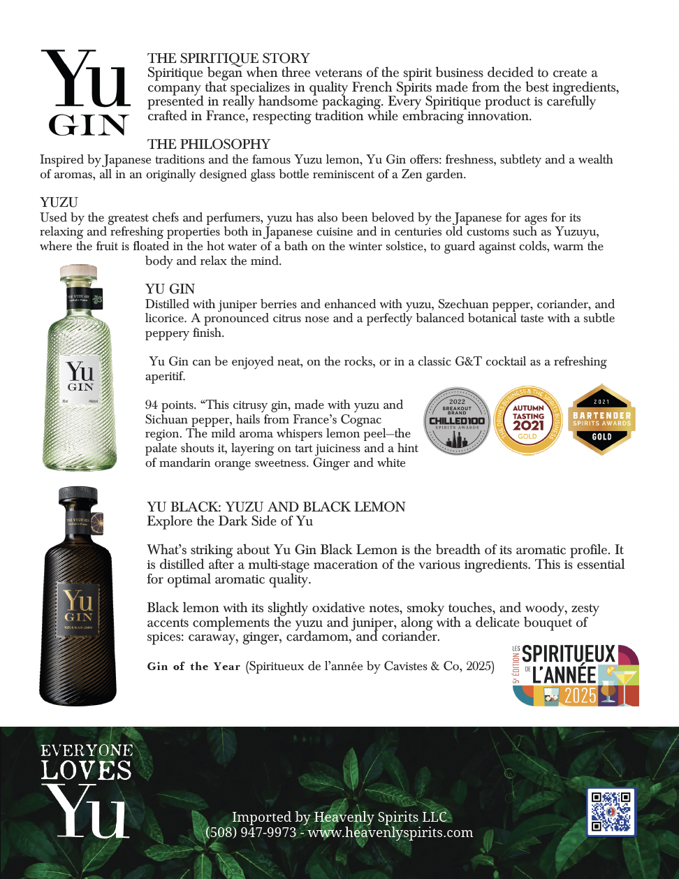 Yu Gin and Yu No Info Sheet (Double-Sided)