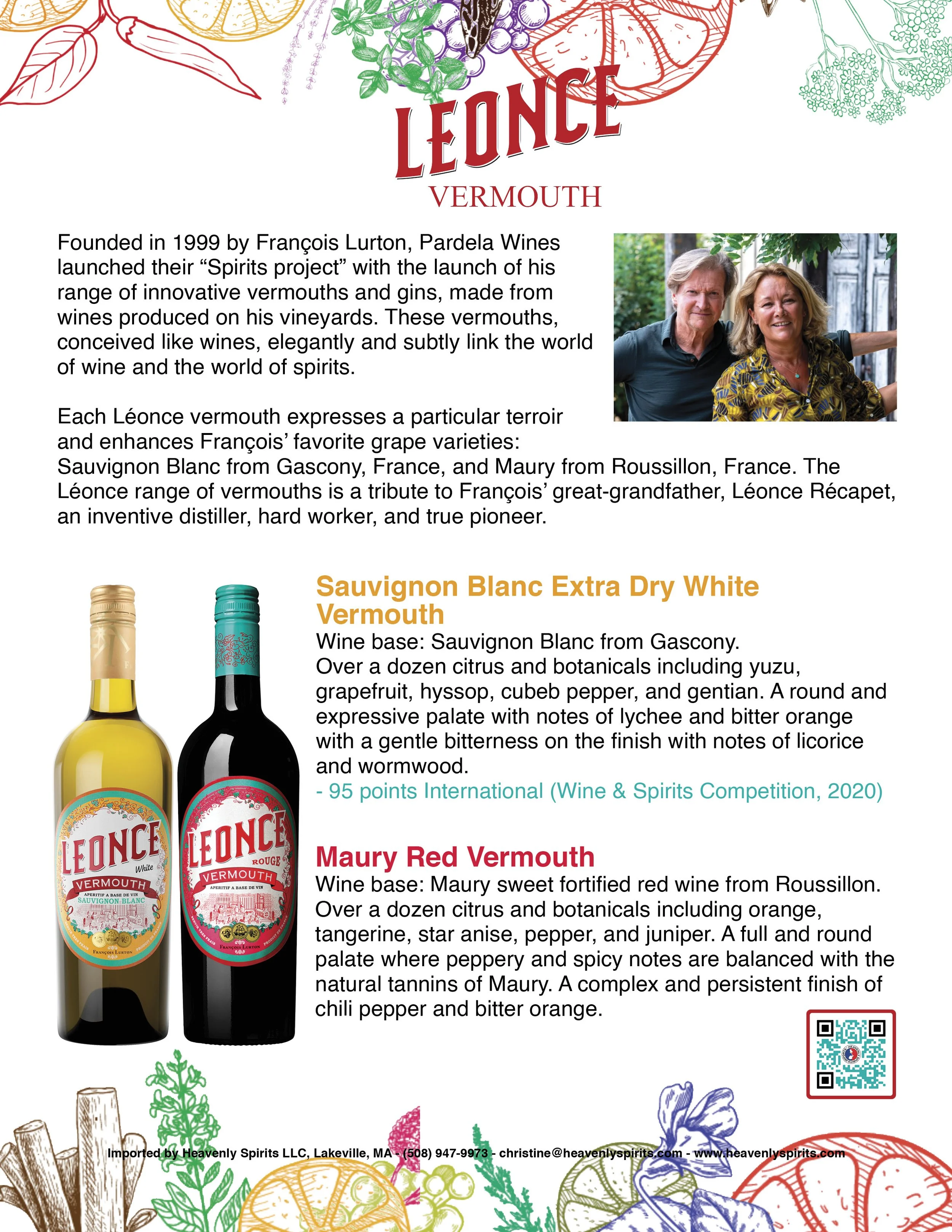 Léonce Vermouth Info Sheet