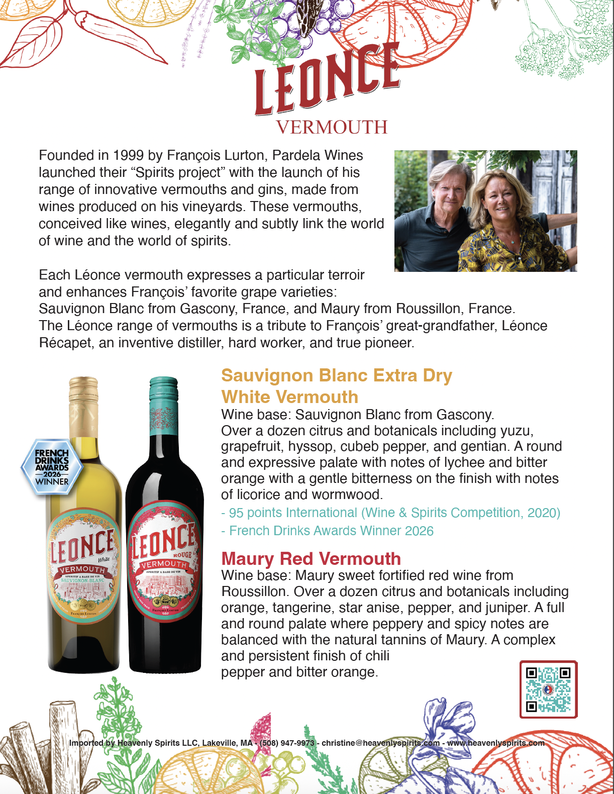 Léonce Vermouth Info Sheet