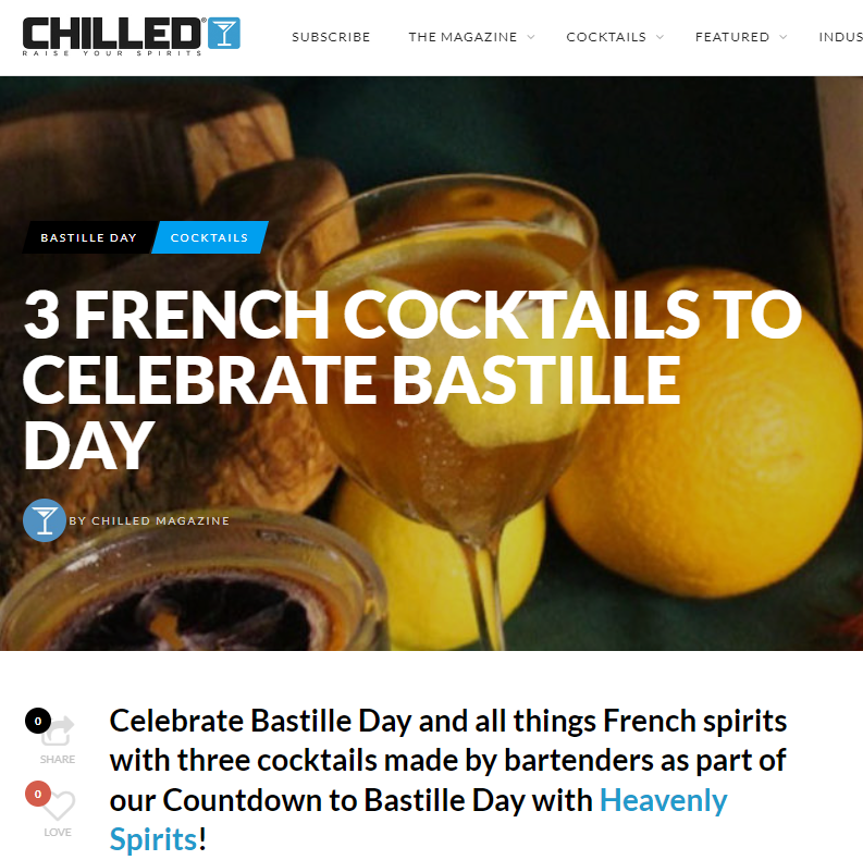 Dramatically lit cocktails on a dark green background with bottles, and citrus in the background