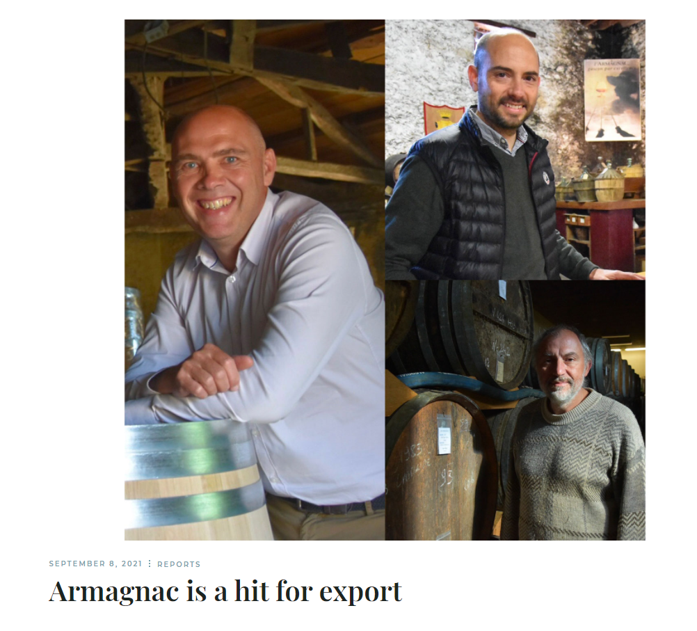 Three portraits of Armagnac producers in their cellars