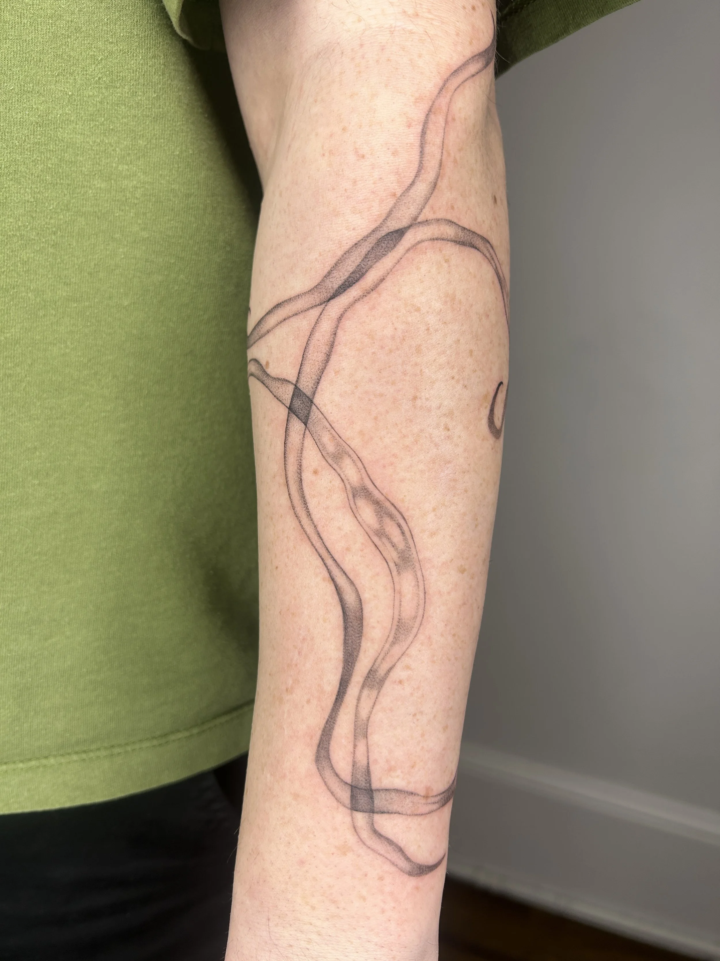 small abstract seaweed