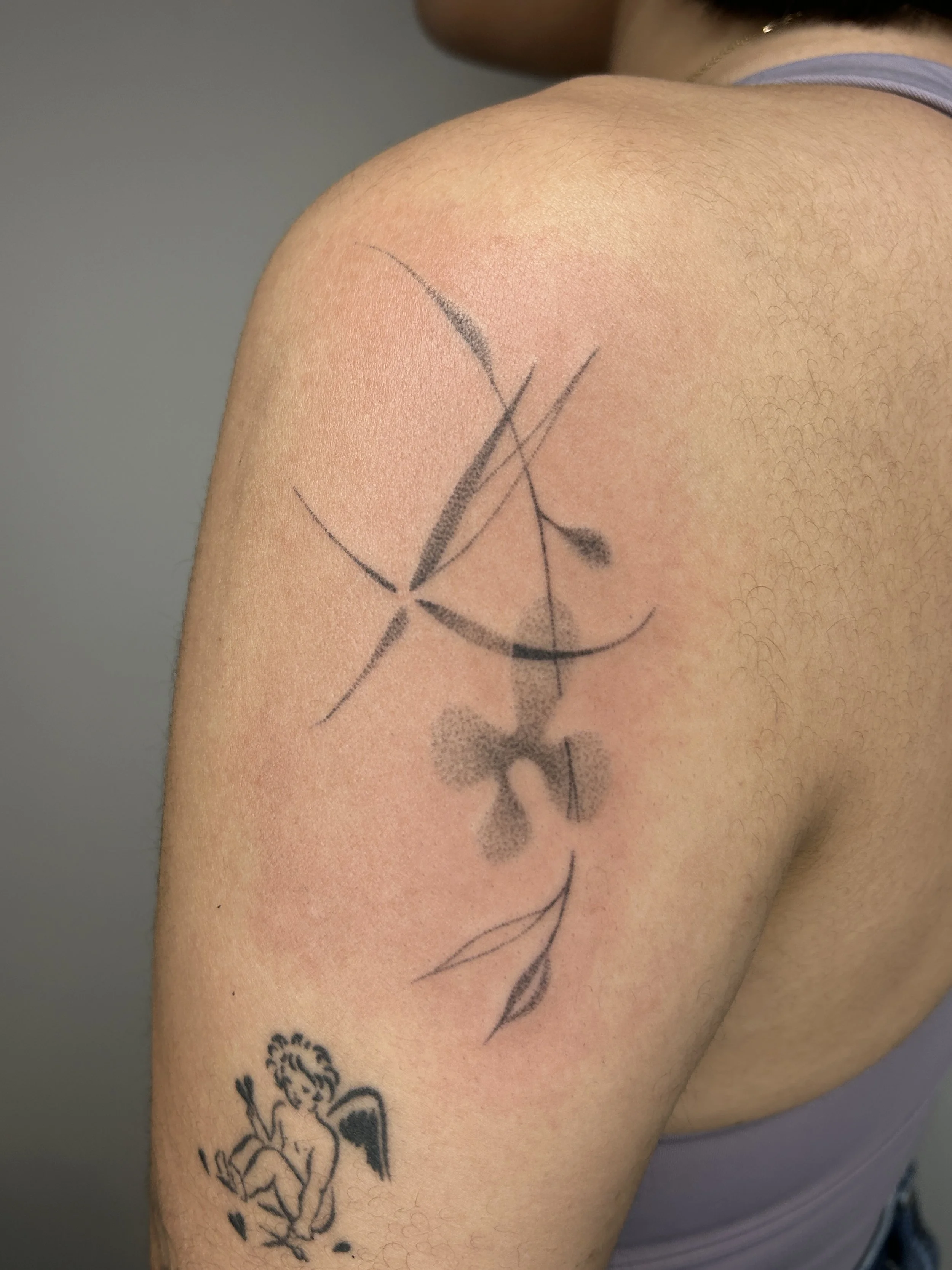 1 hour, handpoke and machine