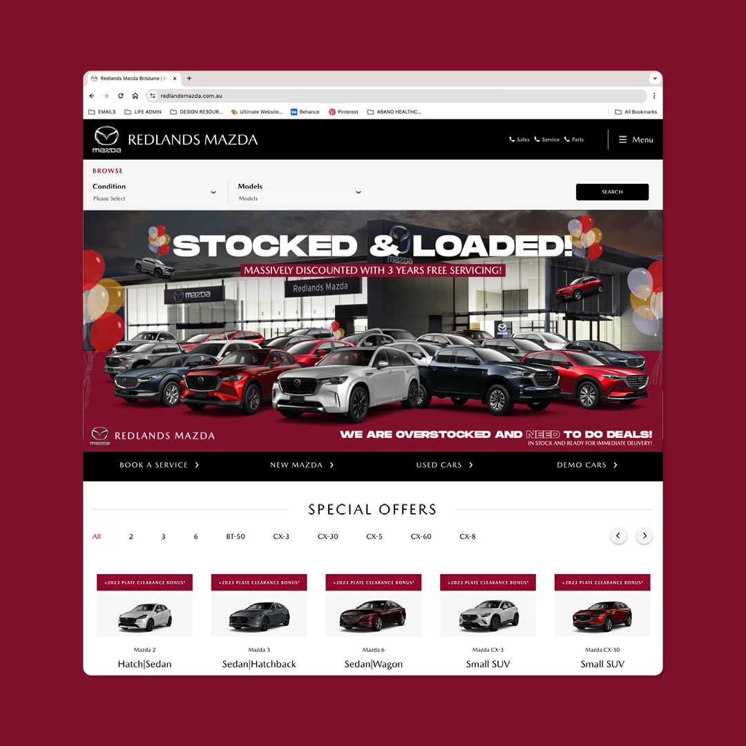 Automotive Website Banners