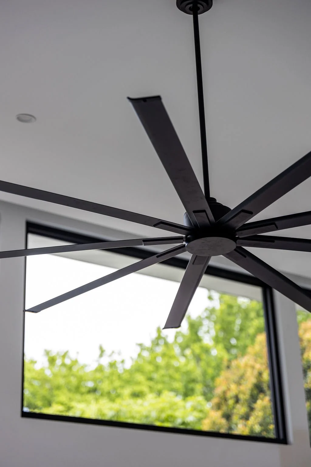 ceiling fan in thornbury kitchen renovation