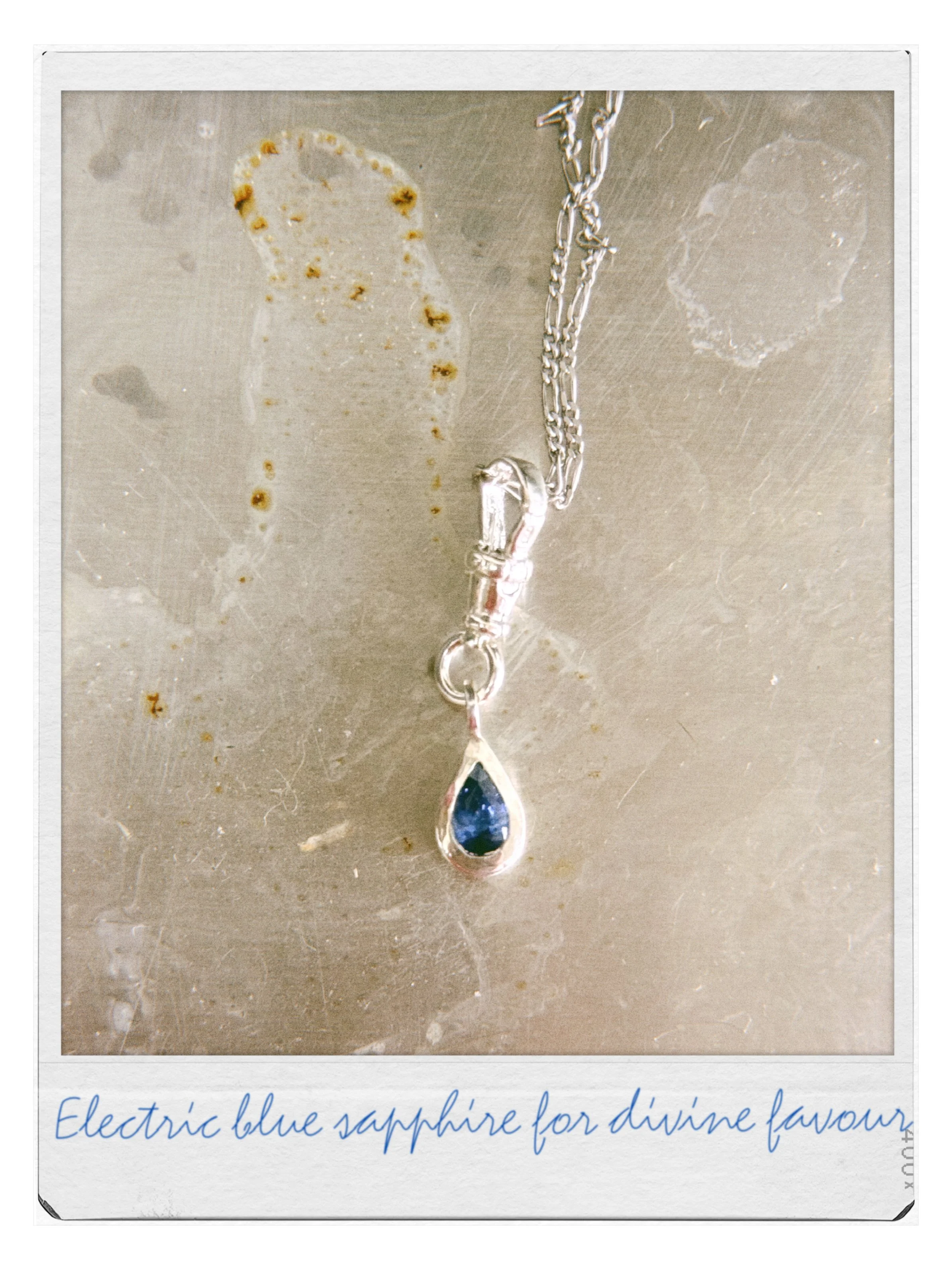 Ceylon Blue Sapphire Pendant