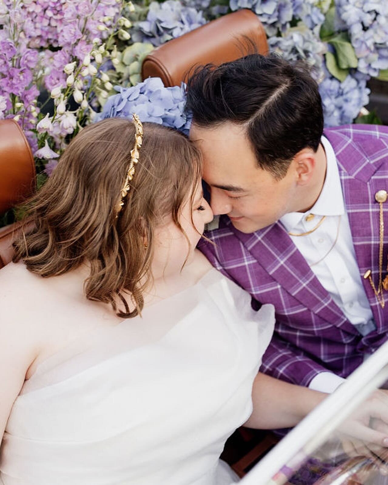 Anastasia and Kim had the sweetest nuptial at Anastasia&rsquo;s parent&rsquo;s gorgeous property. With the most amazing view and colour palette, not to mention that car moment, the day was a beautiful reflection of their love and commitment to each o