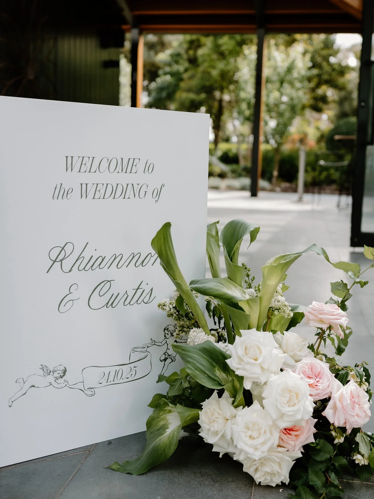 Soft whites, blush tones and fresh greens carried through Rhiannon and Curtis&rsquo; day at Marnong Estate - from their welcome florals to the ceremony pieces and the warm, textural reception setting. ✨
⠀⠀⠀⠀⠀⠀⠀⠀⠀
Photographer and videographer @tone_i