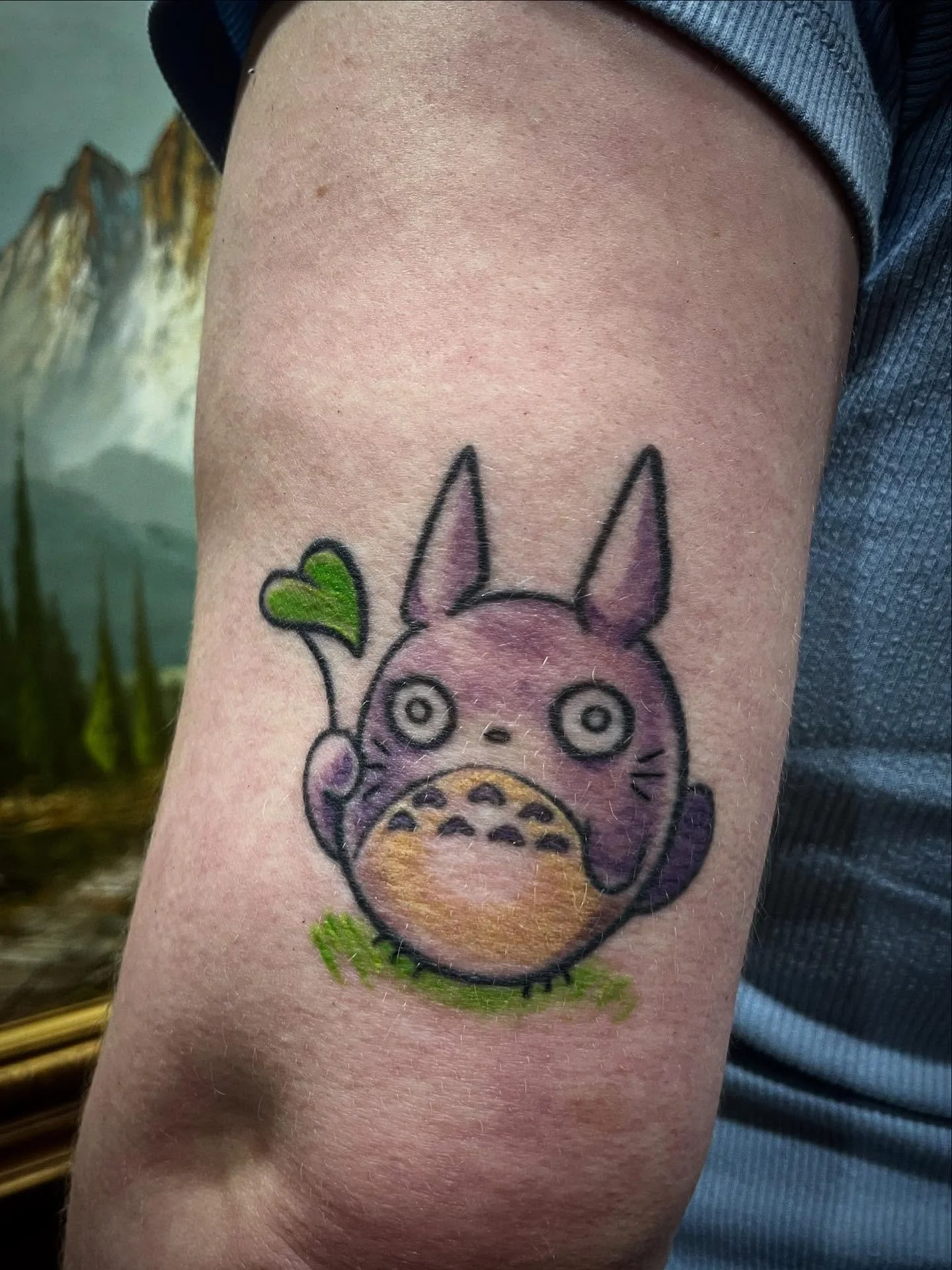 Fₒᵣₑₛₜ ₛₚᵣᵢₜₑ

Healed! Loved adding color to this one from my flash. 

🌱🖤 Thank you @caitlynn239 

#mdwc25d5 #forestsprite #totorotattoo #tattooapprentice #miyazakitattoo