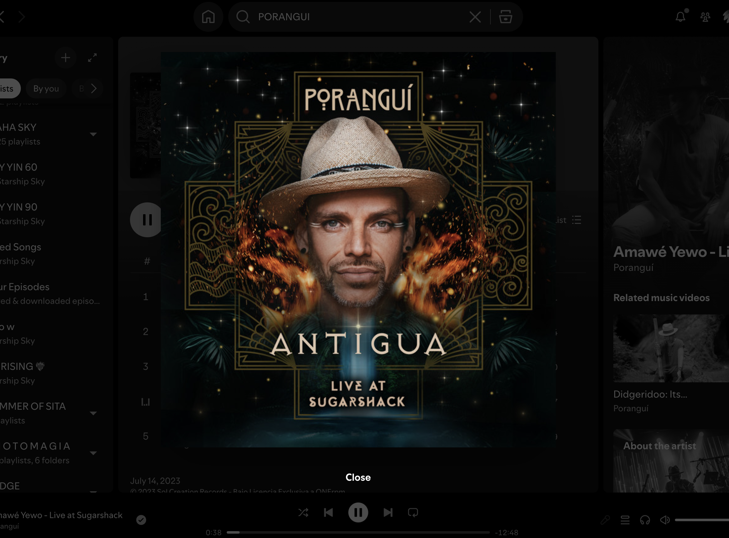 PORANGUÍ TOUR & ALBUM DESIGN