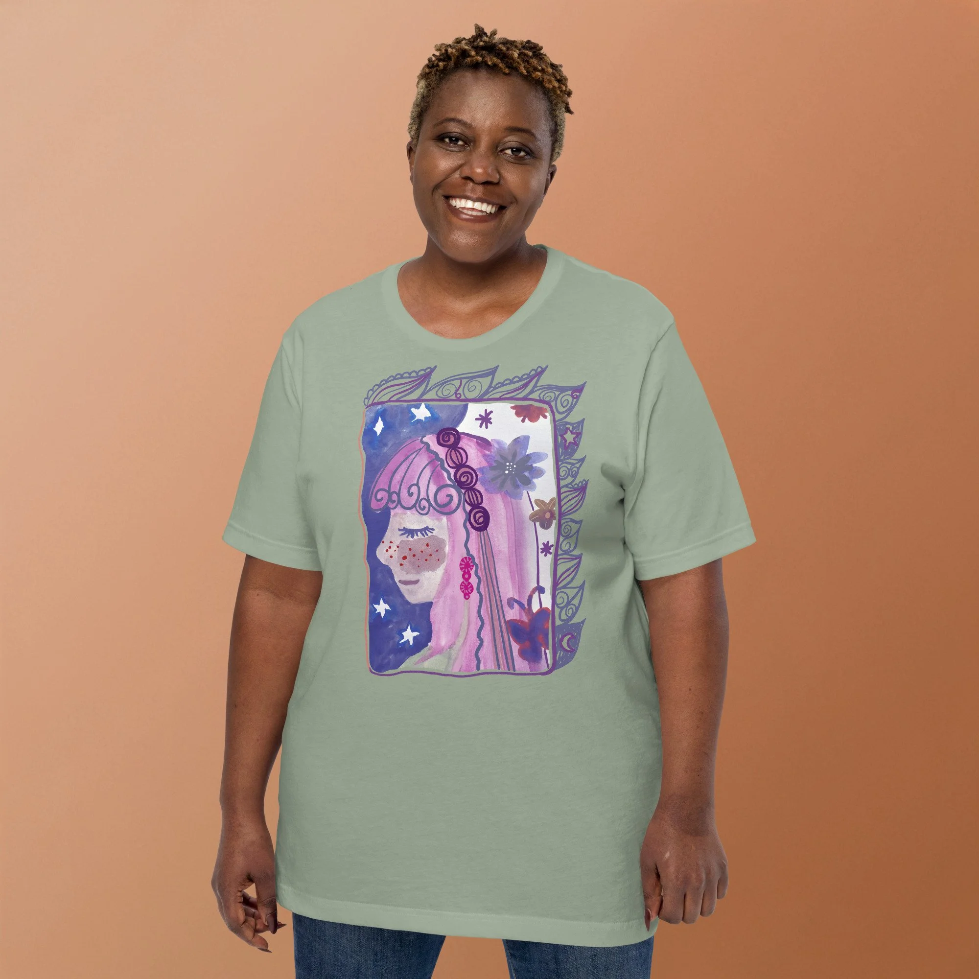 Whimsical T shirt #2 - Free shipping worldwide