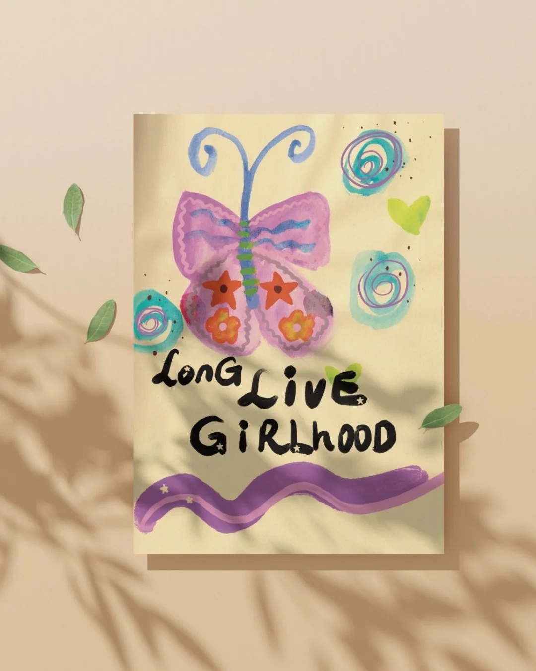 Long live girlhood wall art design 1 digital download - Up to size A2