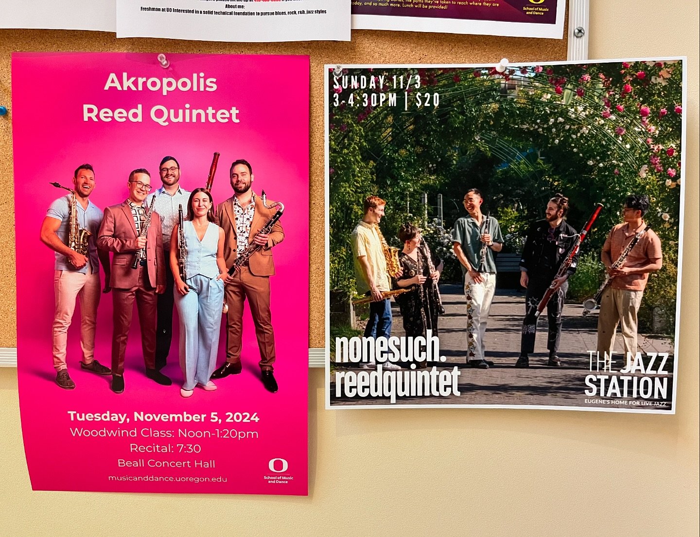 An exciting week ahead in Oregon 🤩

After our performance at the Jazz Station tomorrow, the award winning Akropolis Reed Quintet will be in town to present a masterclass and concert at the University of Oregon. We can&rsquo;t wait!!

Classical on Br