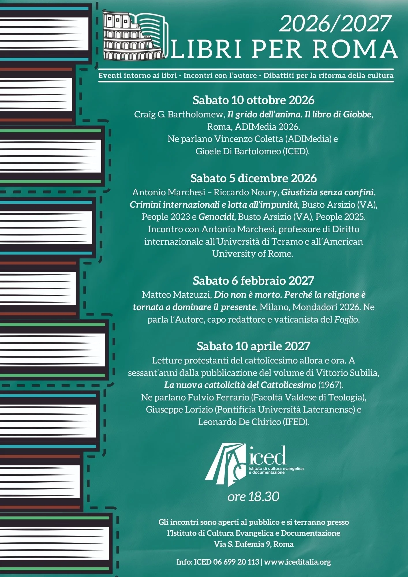 Libri per Roma 2026/2027