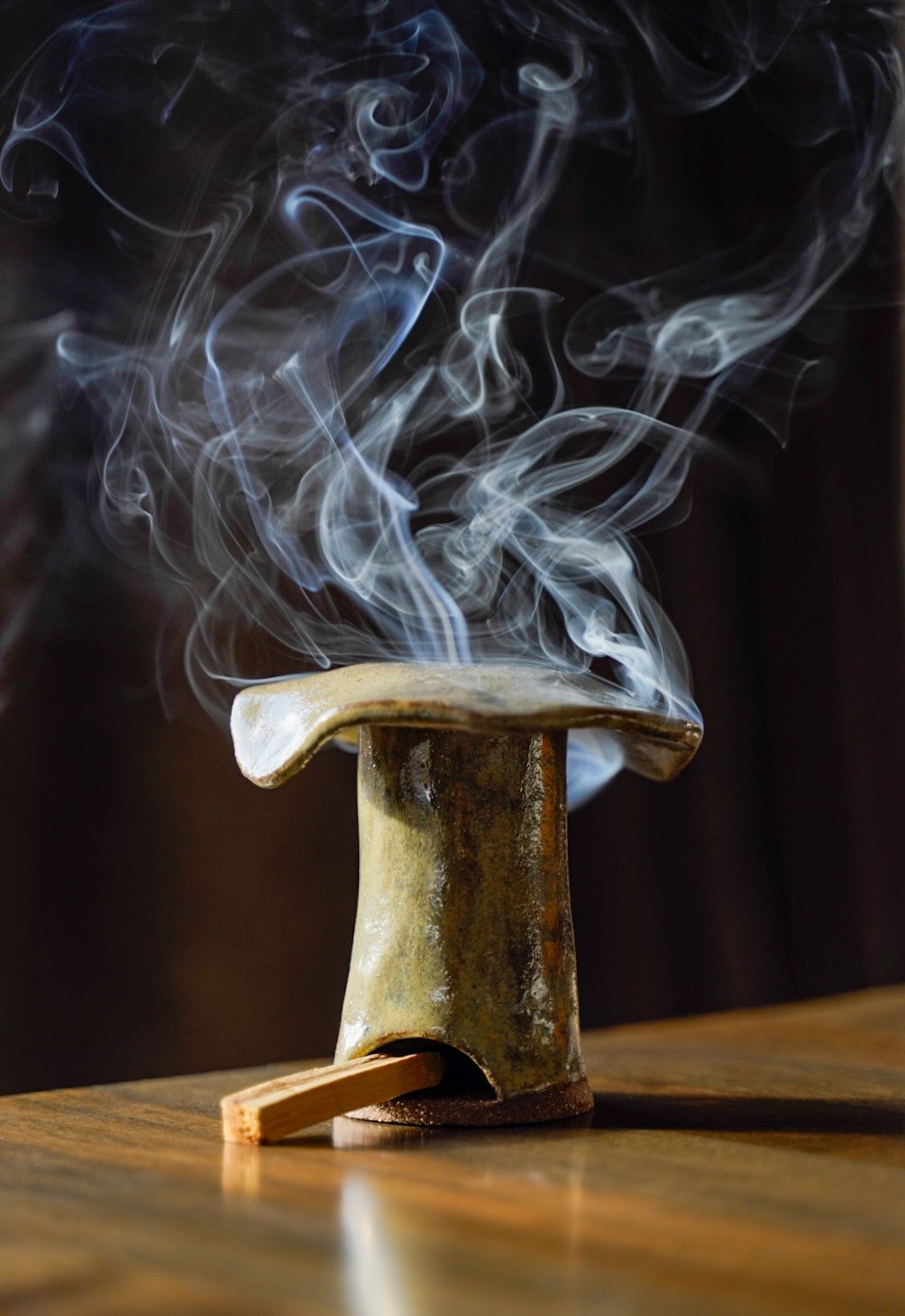 mushroom incense burner