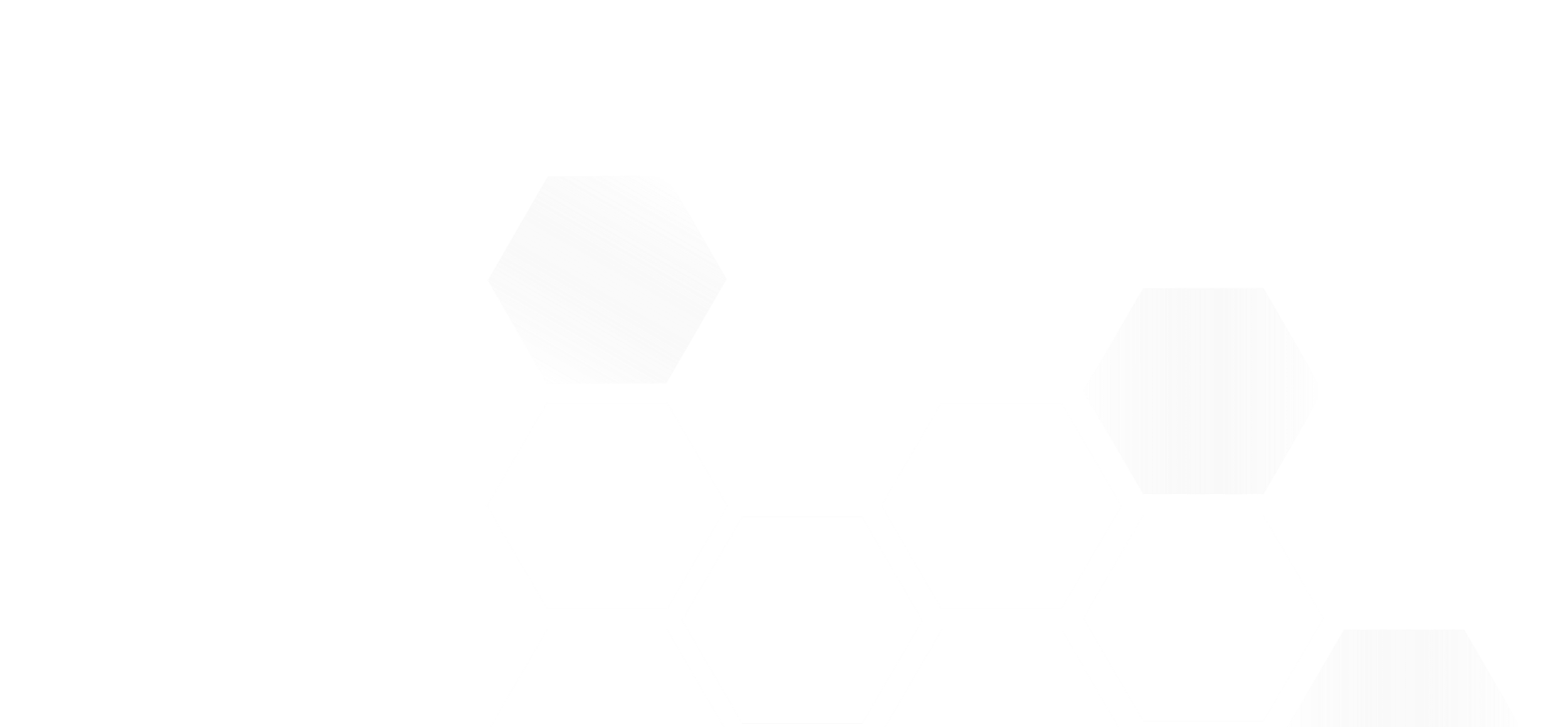 Black background with a pattern of white and gray hexagons.