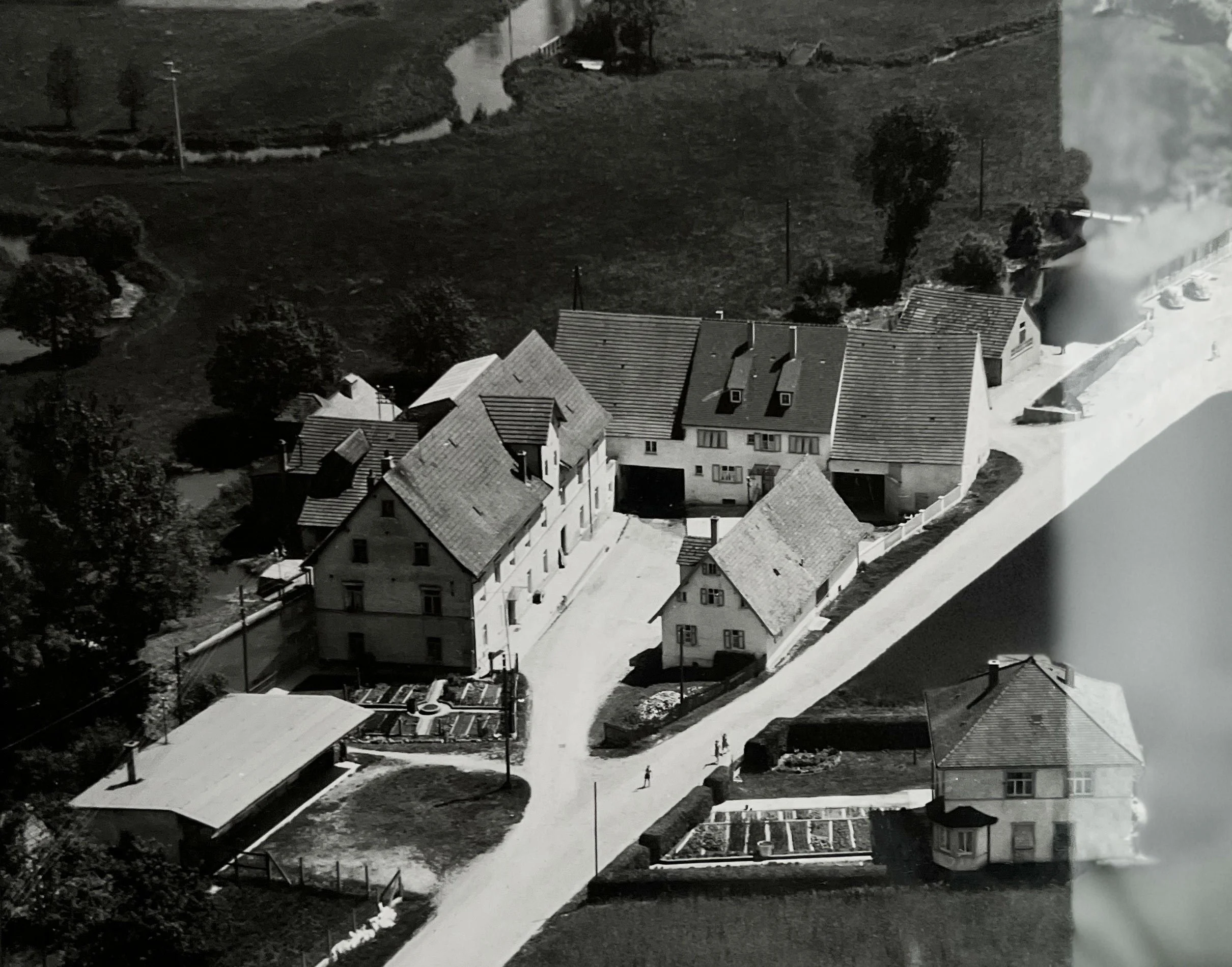 Das Firmengebäude im Jahr 1957