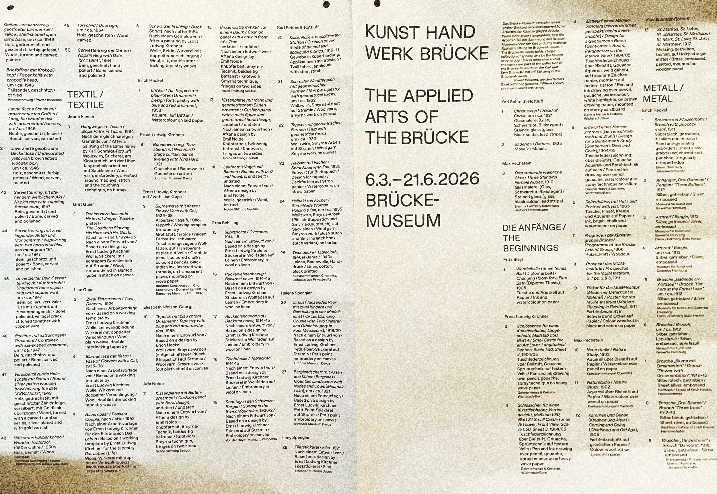 ICH CHECK DIE BRÜCKE