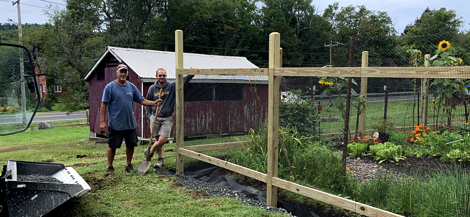 Fencing at the Garden