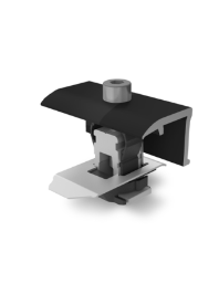 K2 End Clamp 25mm - 40mm , black anodised Part No: K2-2004540