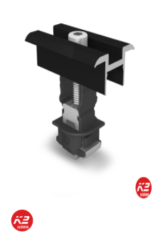 K2 Mid Clamp 25mm - 40mm , black anodised Part No: K2-2004540
