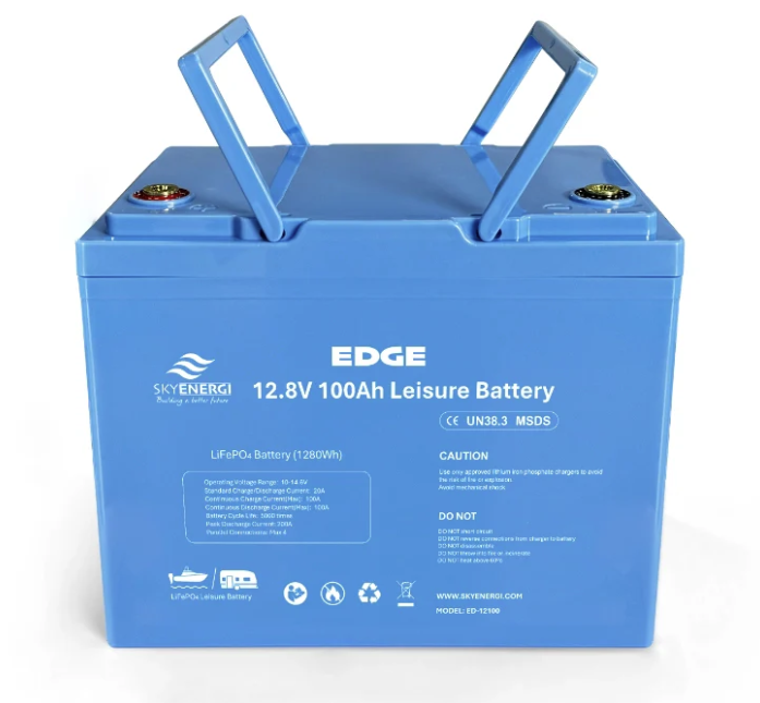 Skyenergi Edge 100Ah Lithium Leisure Battery - Free Delivery