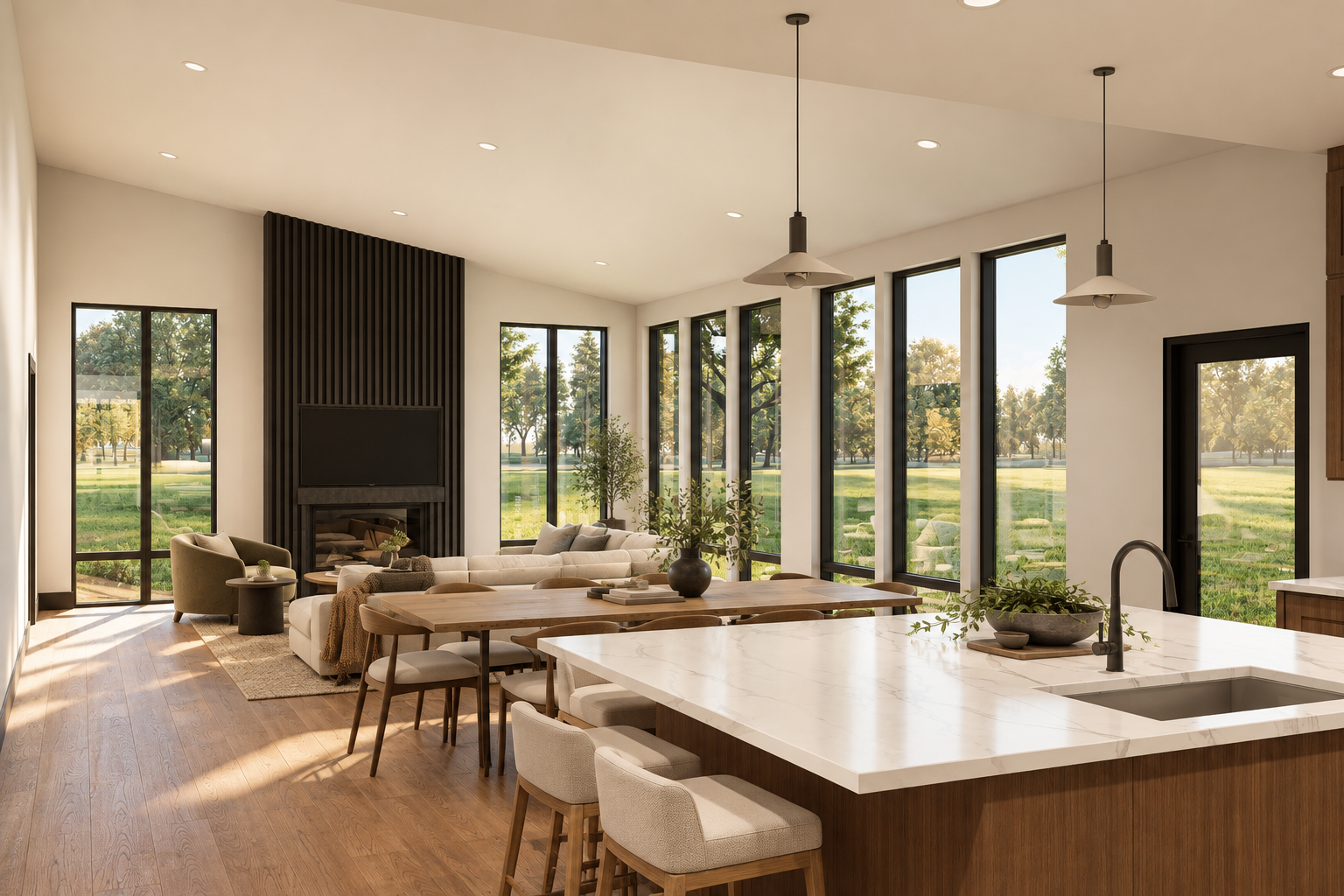  Modern Prairie Residence  
 Residential · New Build · Kindred, North Dakota 