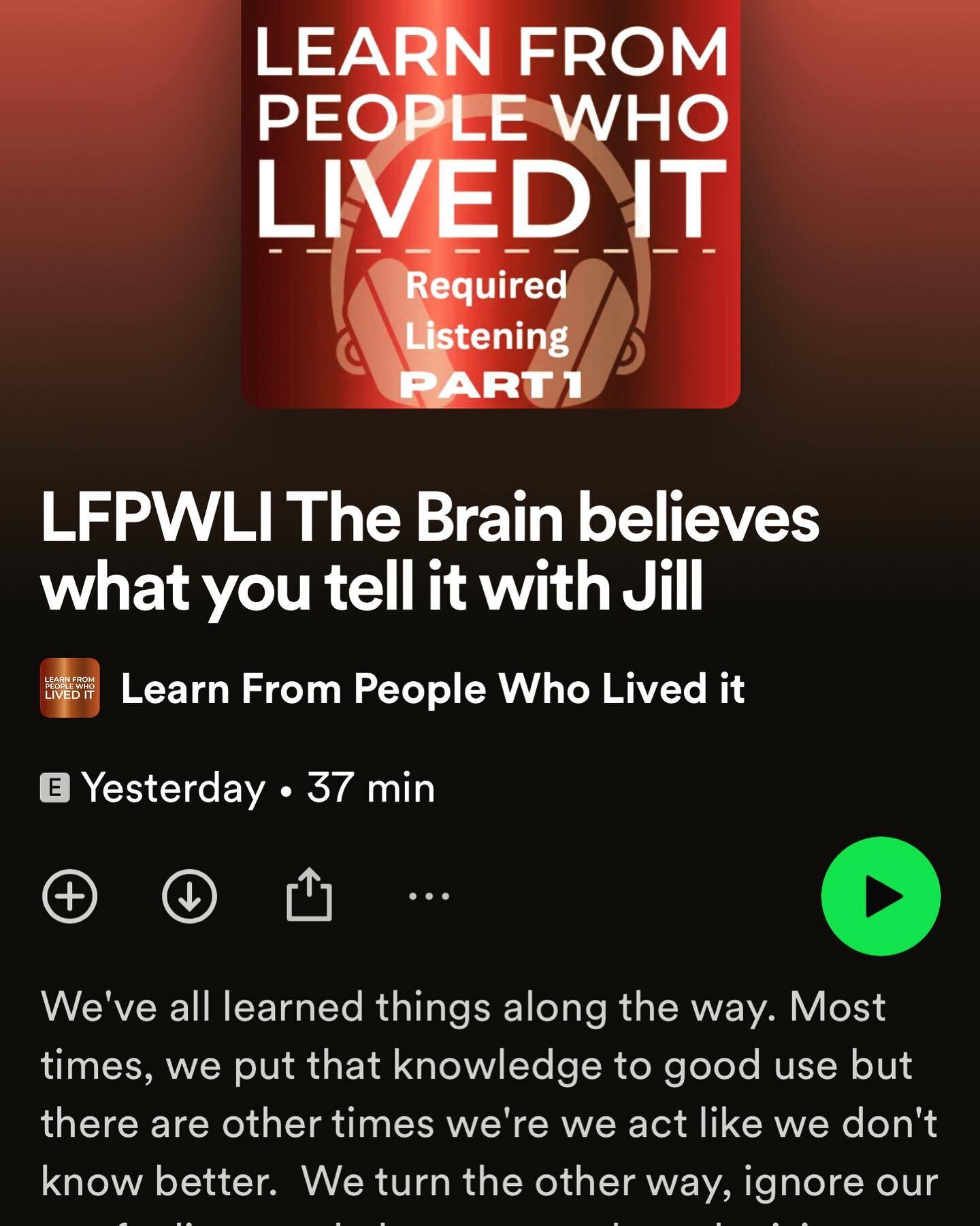 Kinda proud of this one. Give it a listen. Sit on it. Tell me what you think.
Link in bio.
#traumahealing #selfdevelopment #optionb #braintraining #therapistsofinstagram