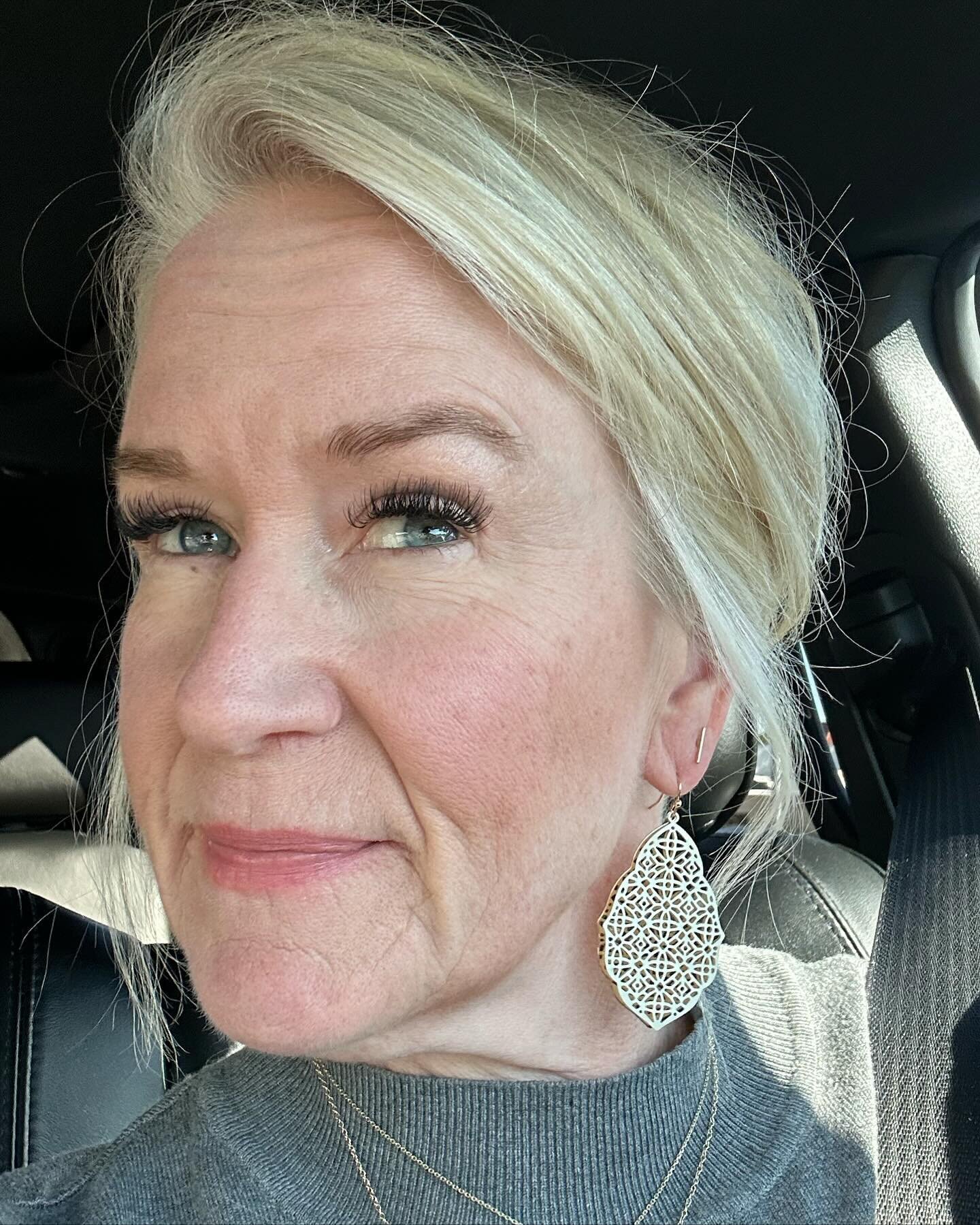 If these earrings make me sound smart today I may just call them my &lsquo;podcast earrings.&rsquo; 
Lets go @drjoanneehall #happyisthenewhealthy