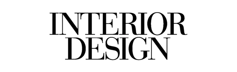 Interior Design brand logo in black and white
