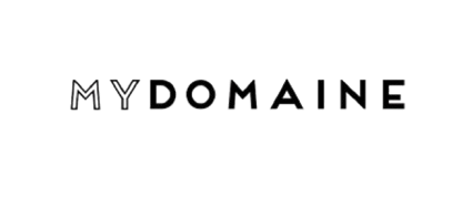 My Domaine brand logo in black and white