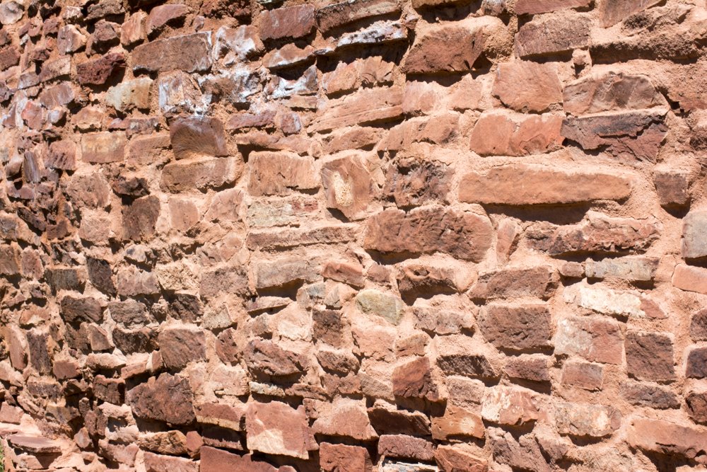 Salinas Pueblo Missions National Monument Detail of Old Church Wall