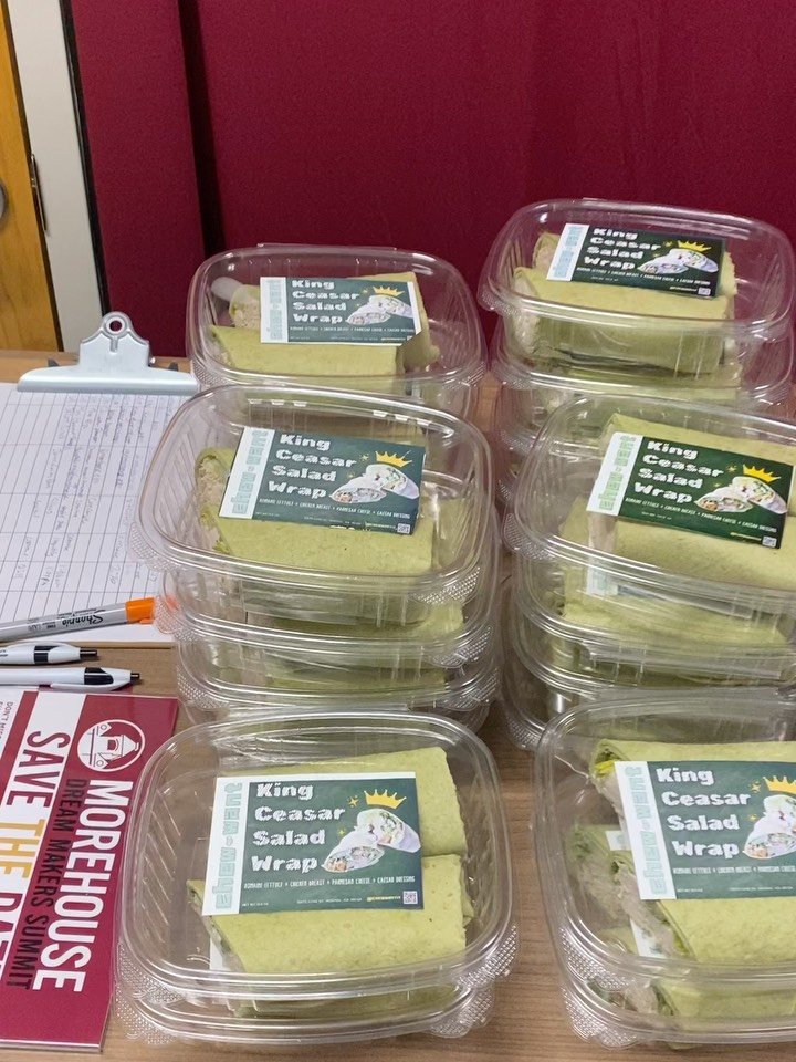 We were able to provide meals for the @morehouse1867 @miecenter Presidents Hackathon⭐️⭐️⭐️
Who&rsquo;s school need food next !!!🔥👇🏾
 #collegefood #hackathon #grabandgo #eventcatering #morehouse