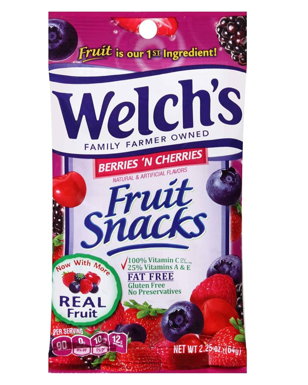 Welch's Fruit Snacks (Berries n' Cherries)