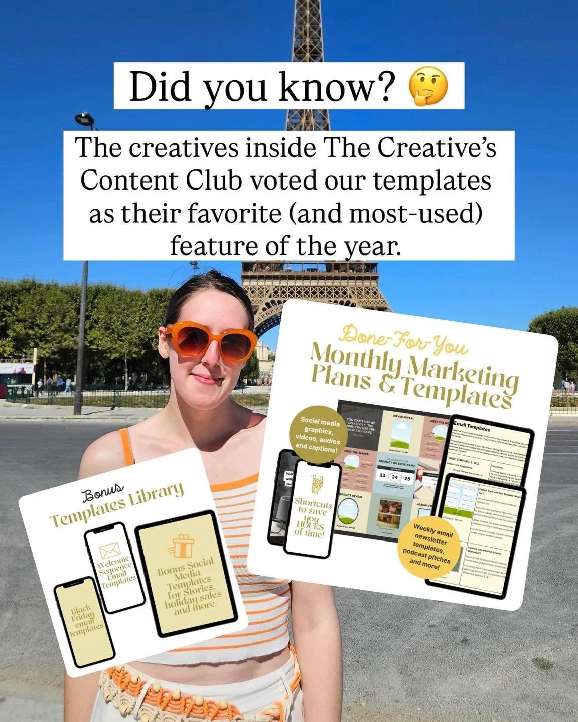 It makes total sense that the creatives inside The Creative&rsquo;s Content Club voted our easy button content templates as their favorite feature of the year! 

They&rsquo;re a resource members go back to again and again when they want to plan conte
