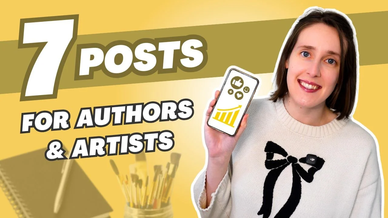 A Week of Social Media Ideas for Authors &amp; Artists