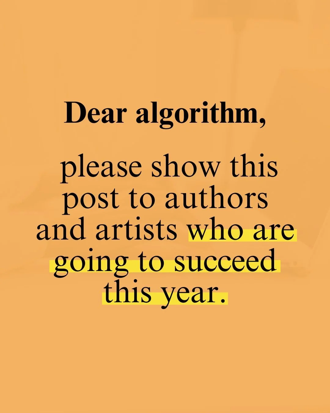 Share this message to a fellow creative who you want to see WIN this year!