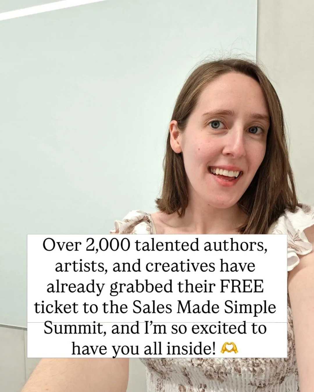 The Sales Made Simple Summit goes LIVE tomorrow, and you&rsquo;ll be stepping into a full 3 days of learning. 

Are you as excited as I am? 🥳

I do want to share one quick note&hellip;

There&rsquo;s a lot waiting for you inside, and it can feel exc