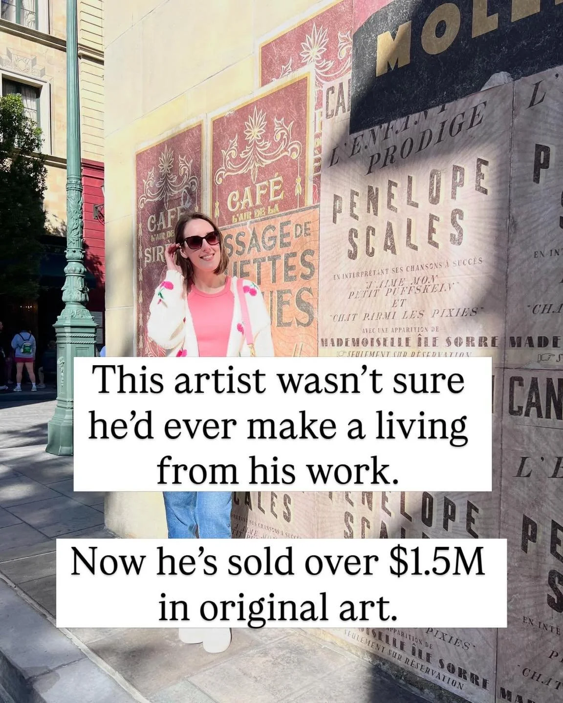 A lot of artists grow up with the idea that making a living from your work means accepting a certain level of struggle. That it takes years of waiting, or the right moment, or something big finally working in your favor. 

That&rsquo;s not what happe
