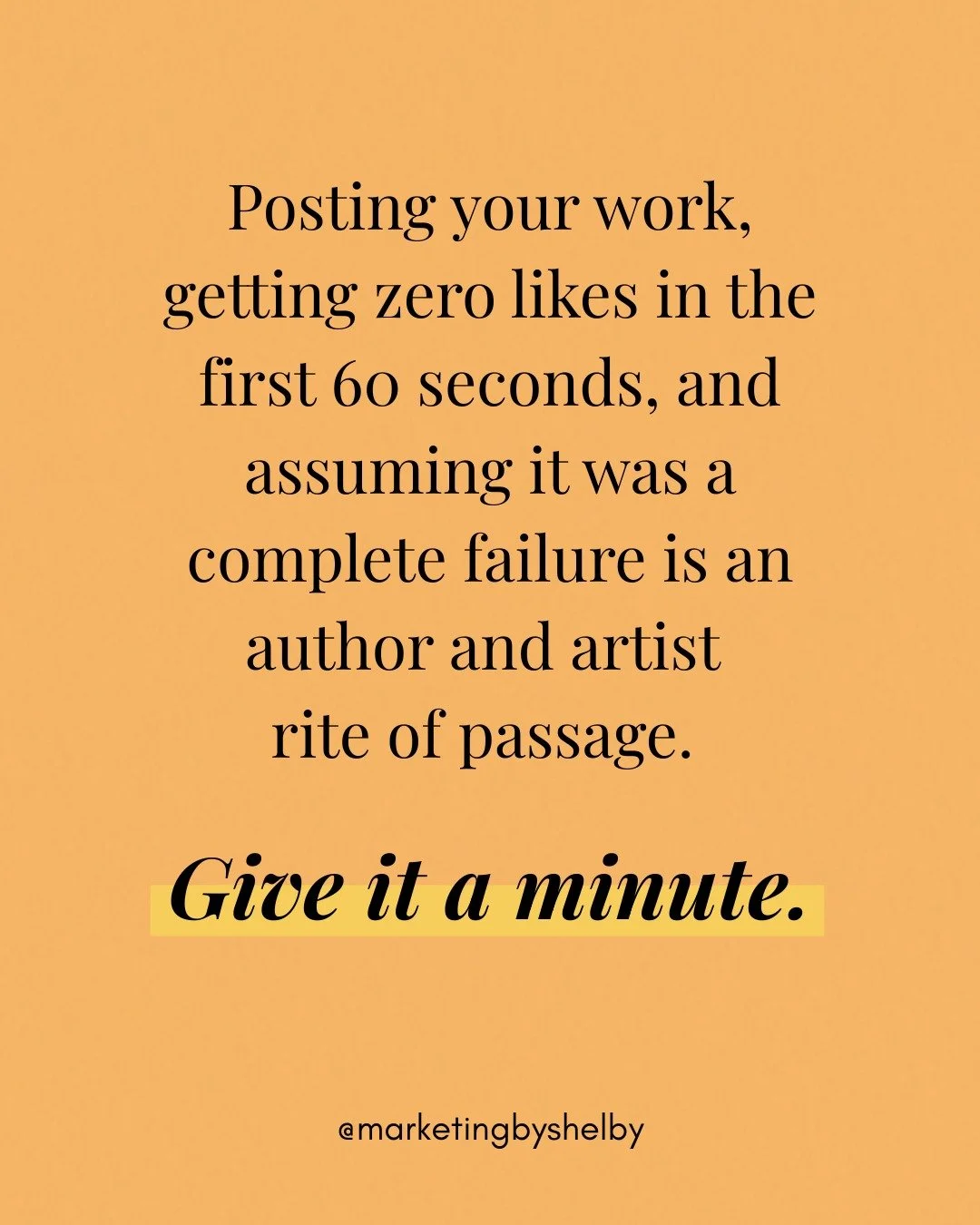 The zero likes in the first 60 seconds experience has humbled every single author and artist at some point, including me. 🫶 

And yet here we are, still creating, still posting, still refreshing way too quickly. 

Because that is what creatives do. 