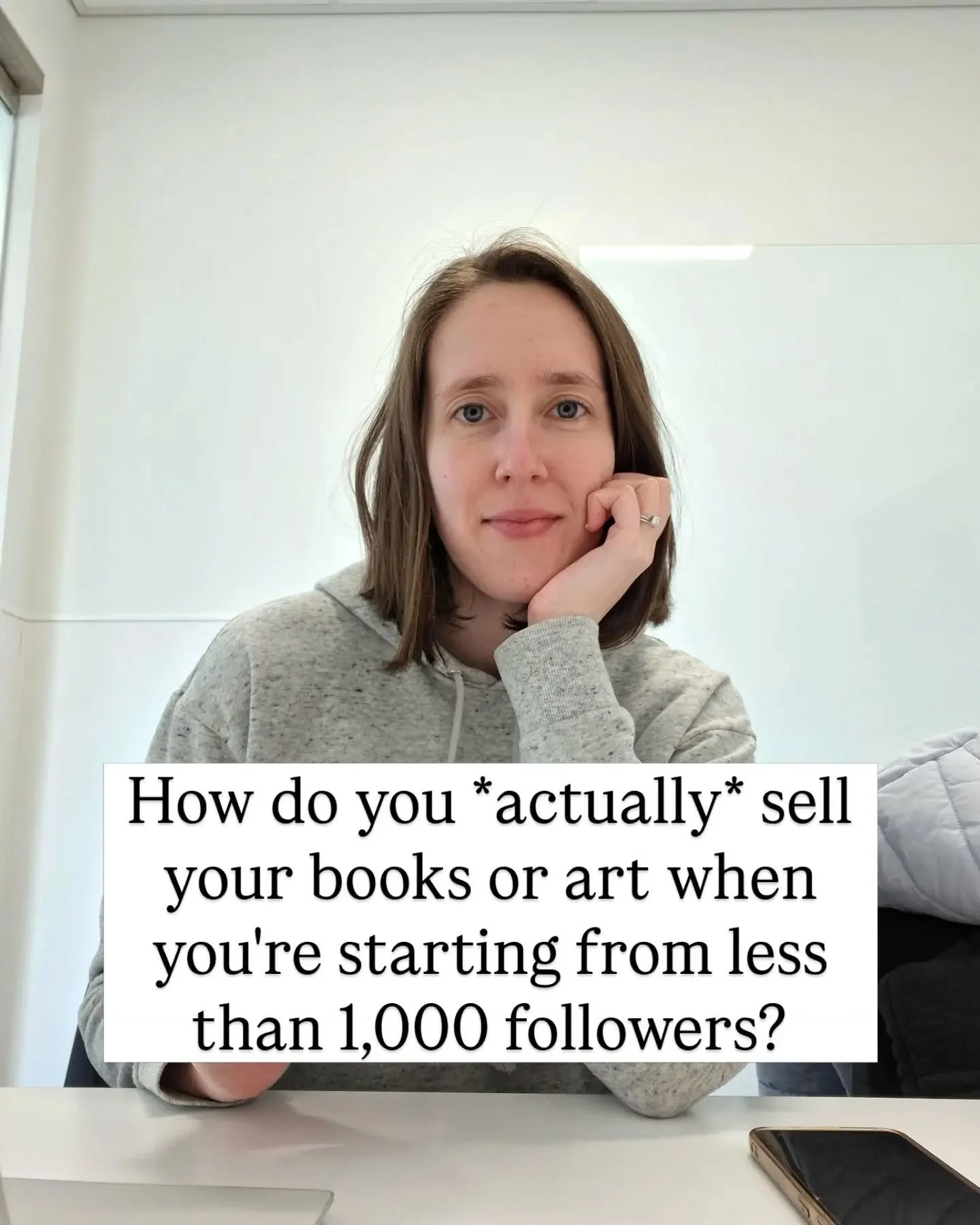 One of the most common things I hear from authors and artists is that they feel like their following is too small to make any sales. 

And I completely understand why it feels that way. 

When you see other creatives with tens of thousands of followe