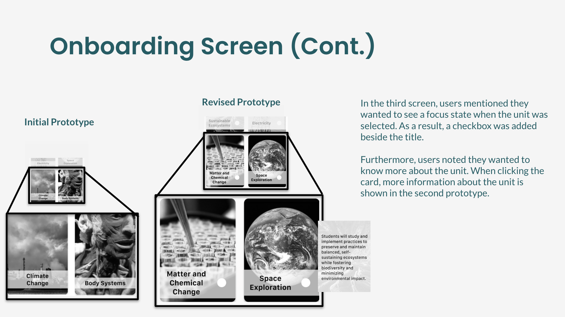 V1 to V2 - Onboarding Screen Changes