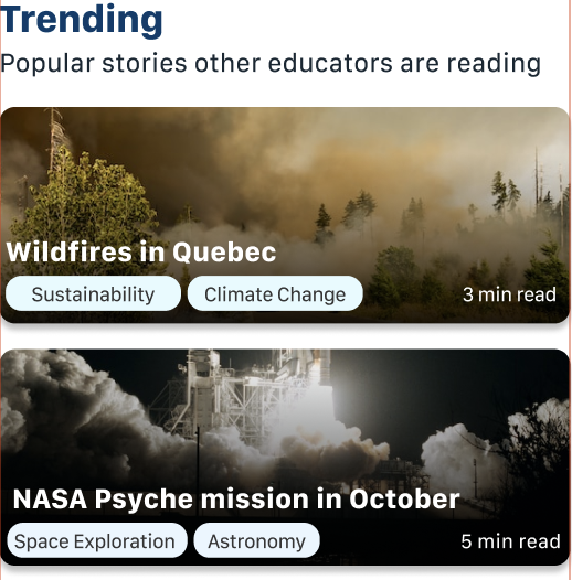 V4 - Onboarding process removed to allow for more user freedom and changes post-onboarding process. Unit titles are now related "tags" under news topic