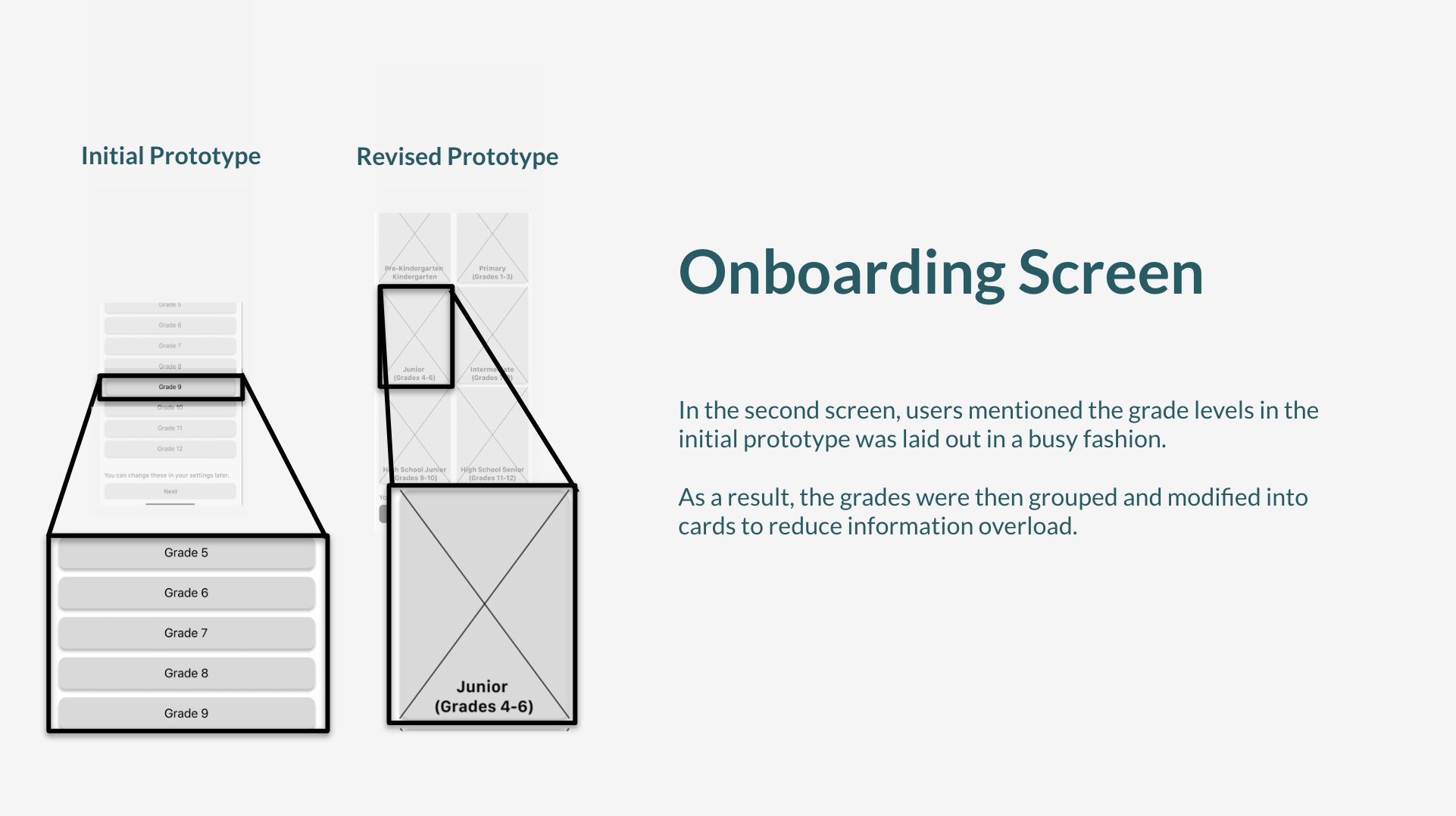 V1 to V2 - Onboarding Screen Changes