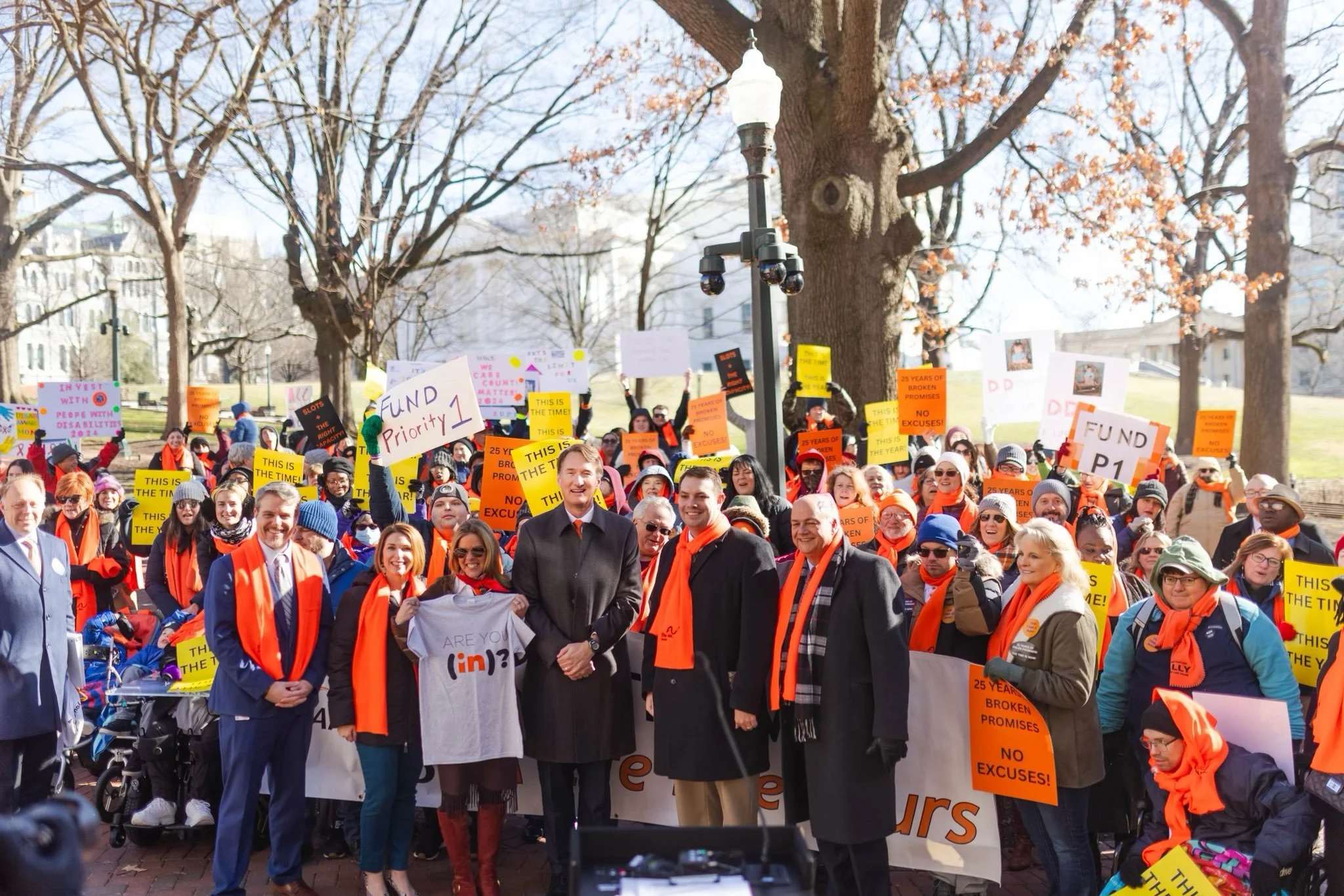 Priority 1 Waiver Rally in Richmond